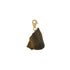 BROWN TIGER EYE CLIP ON GOLD